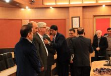دیدارنوروزی رییس دانشگاه صنعتی شاهرود باکارکنان واعضای هیات علمی 